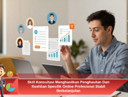 Skill Konsultasi Menghasilkan Penghasilan Dari Keahlian Spesifik Online Profesional Stabil Berkelanjutan
