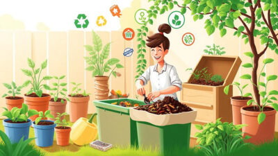 Bisnis Rumahan Pembuatan Pupuk Kompos Dari Sampah Organik Rumah Tangga Sendiri